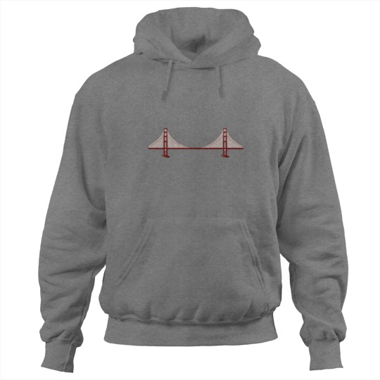 Discover Golden Gate Bridge Palace of Fine Arts Theatre San Francisco cable car system Drawing Hoodies