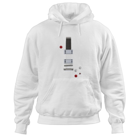 Discover LES PAUL BUCKETHEAD STYLE GUITAR DIGITAL ILLUSTRATION Hoodies