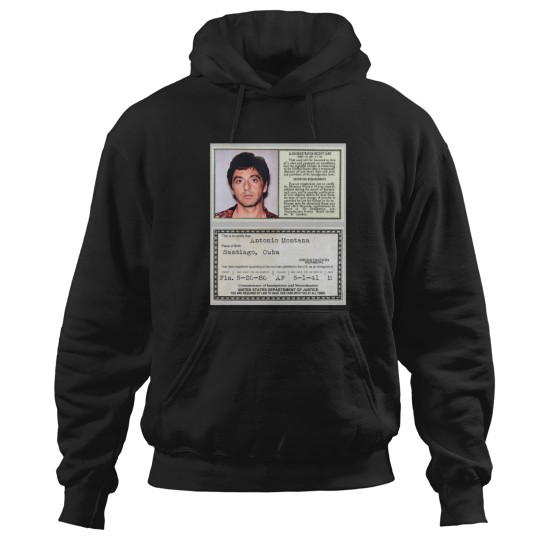 Discover Green Card by Tony Montana- Replica- Scarface Hoodies