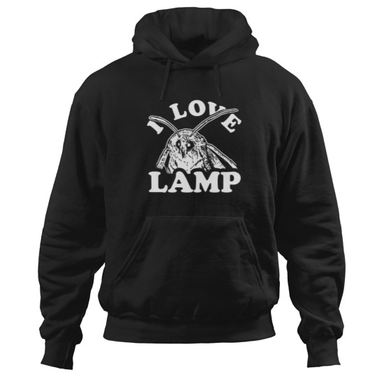 Discover I Love Lamp Moth Hoodies