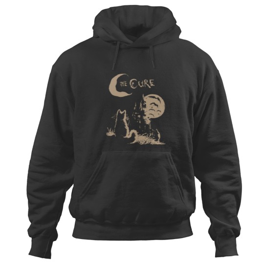 Discover Vintage The Cure Cat Moon Hoodies, The Cure Rock Band Hoodies, The Cure Merch, The Cure Album Hoodies, The Cure Gift For Men