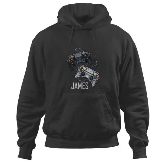 Discover James Video Game Online Gaming Gamer Player Boys Name 3911 Hoodies