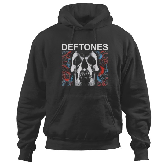Discover Deftone Skull Rose Hoodies