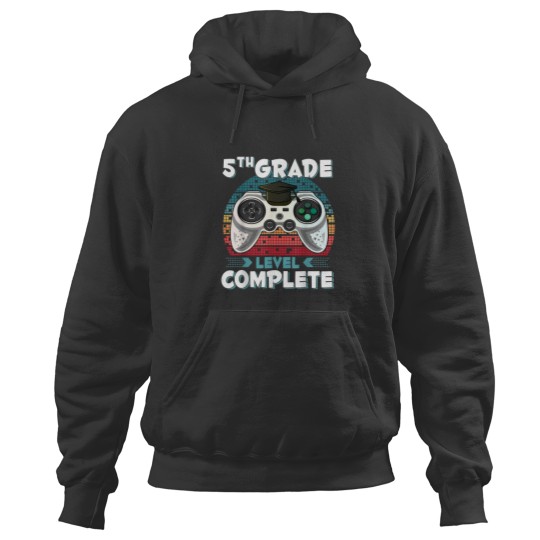 Discover 5th Grade Level Complete Gamer 5th Grade Graduation Gifts Hoodies