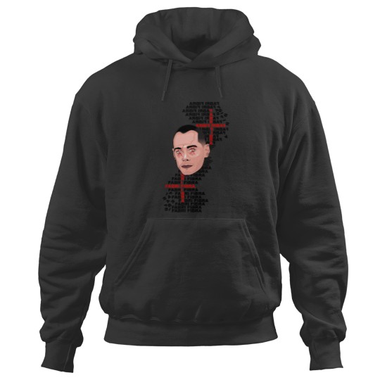 Discover Fabri Fibra art rap pop italy italia words parole fibra music musica love odio ritratto Premium Sh Hoodies