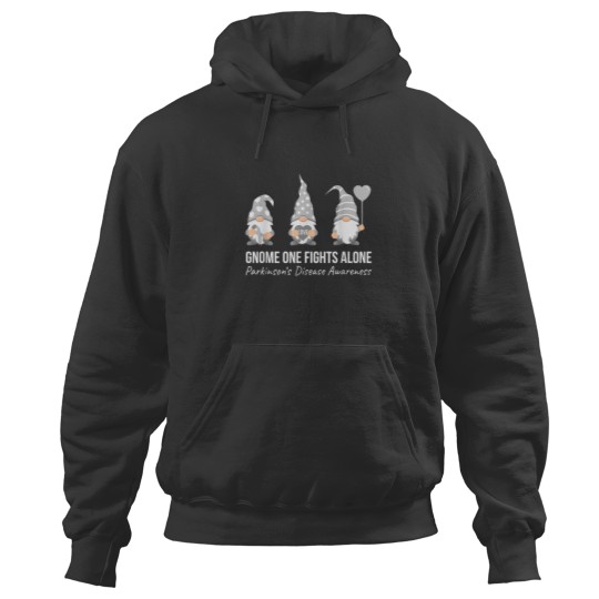 Discover Gnome One Fights Alone T Shirt Parkinsons Awareness Ribbon Hoodies