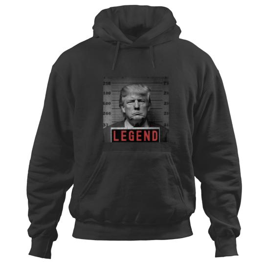 Discover Trump Mugshot Legend Hoodies