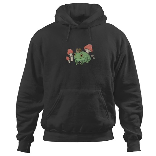 Discover sGrenouilles savecs schapeaus sdescargots sdanss slas sforets sdes schampignonsnbsps scrapauds sesthetiques sCottags Hoodies
