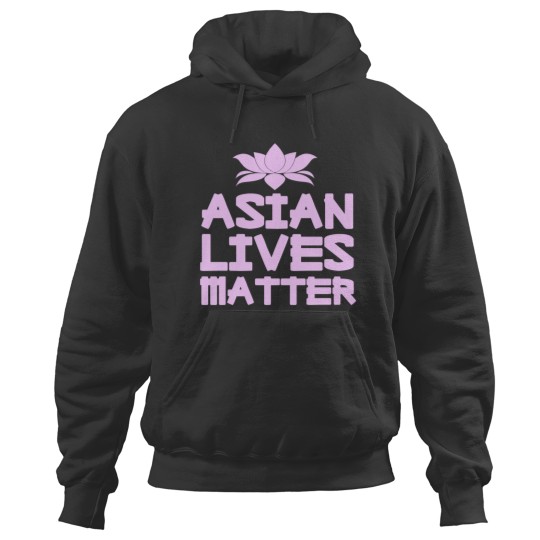 Discover Asian Lives Matter AAPI Proud Asian American Cute Lotus Hoodies