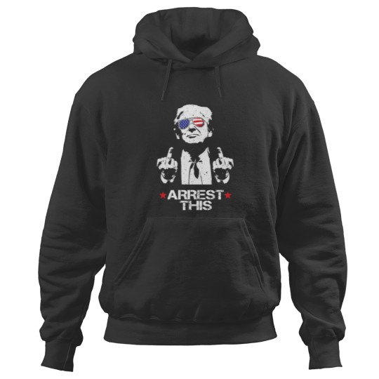 Discover Donald Trump Arrest This Funny Hoodies 2024 Elections - Adults and Kids