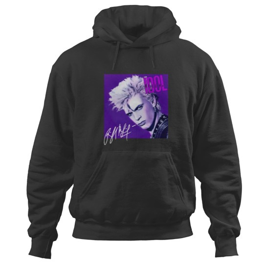 Discover Billy Idol Hoodies Billy Idol Whiplash Smile Song Cotton Hoodies Men Women