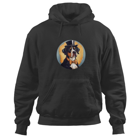 Discover Colorful Greater Swiss Mountain Dog Dad Mom Best Dog Hoodies