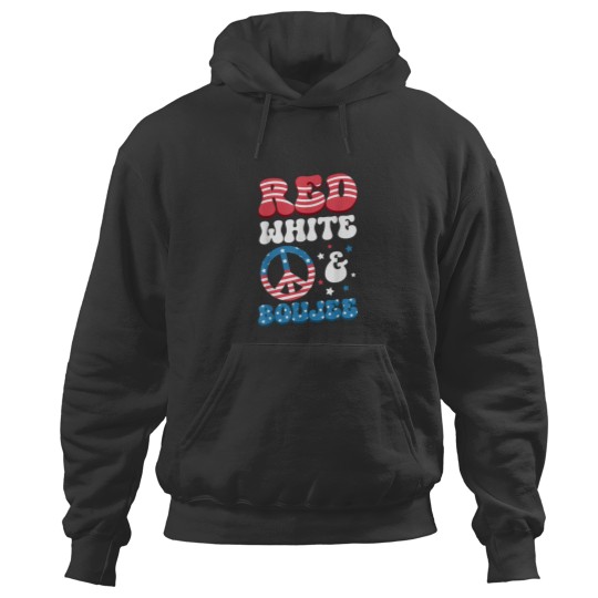 Discover Red White Boujee 4th of July For Women Girls Sassy Bougie Hoodies