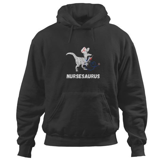 Discover Nurse Dinosaurs Clinical RN Funny Nursing Dino Doctor TRex Hoodies