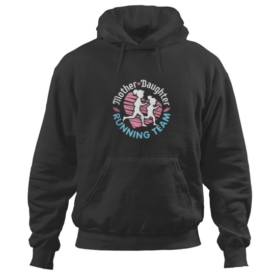 Discover Mother Daughter Running Team Runner Run Hoodies