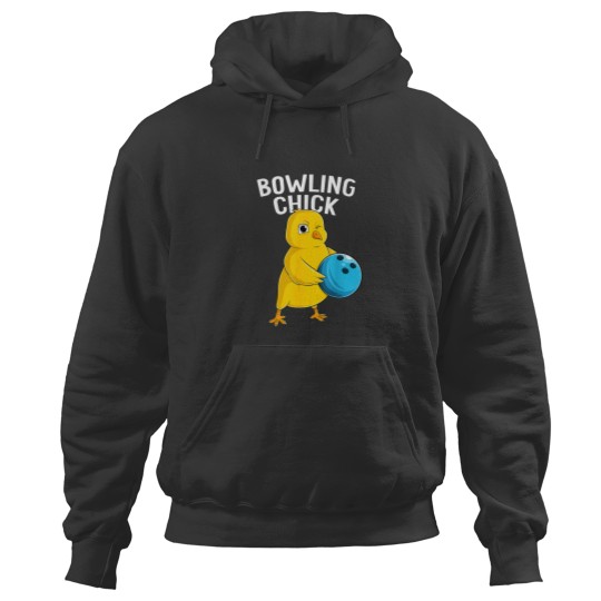 Discover Bowling Chick Funny Women Girls Bowling Cute Hoodies