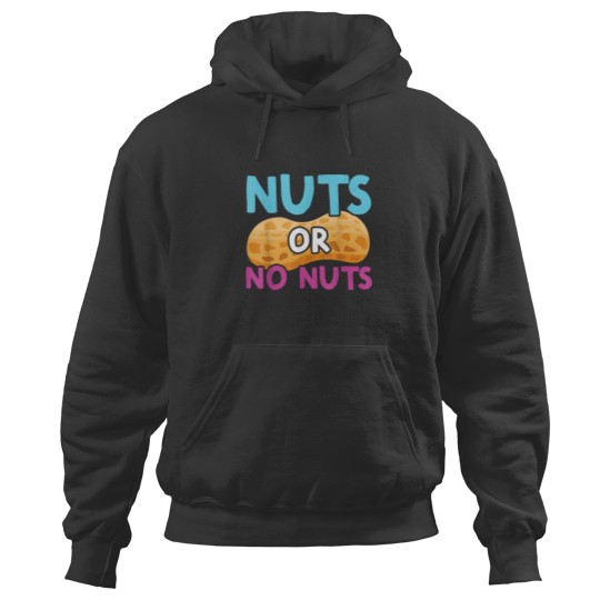 Discover Nuts or No Nuts Gender Reveal Party Hoodie for Expecting Parents