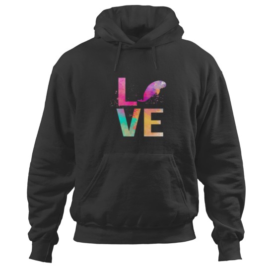 Discover Colorful Manatee Mom Gifts Manatee Hoodies