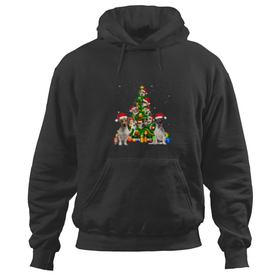 Discover Jack Russell Terrier Christmas Tree XMas Gift Hoodies