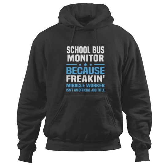 Discover School Bus Monitor Hoodies