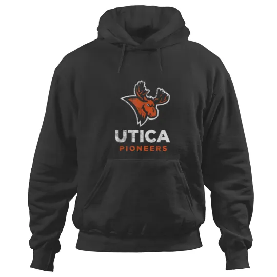 Discover Utica University Pioneers Distressed Primary Hoodies