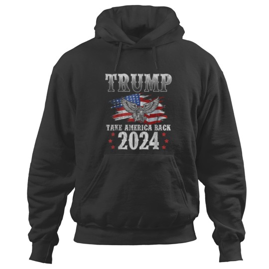 Discover Trump Take America Back 2024 T-Shirt Hoodies