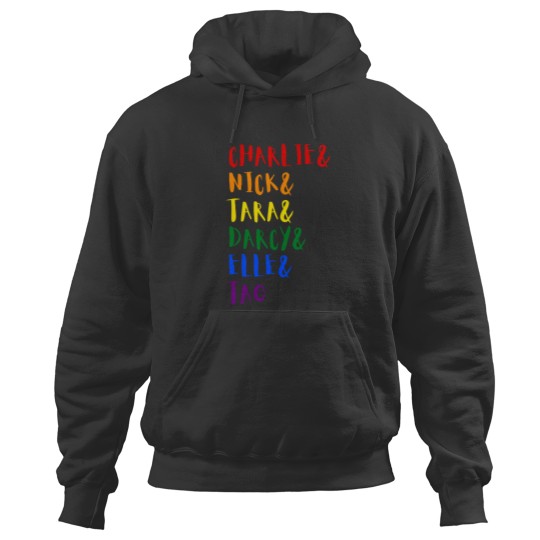 Discover HEARTSToppPER names rainbow (3) Hoodies