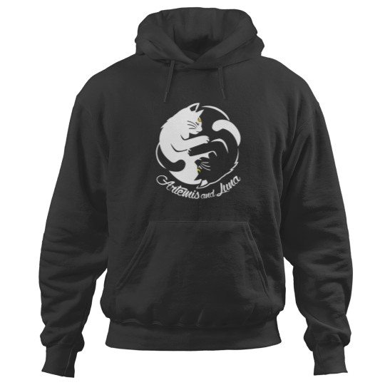 Discover Sailormoon Artemis And Luna Yin Yang Hoodies