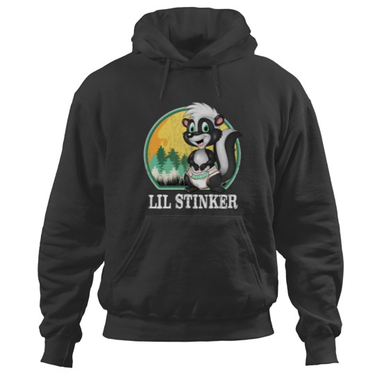 Discover LITTLE STINKER ABDL Diaper Fur Skunk Hoodies
