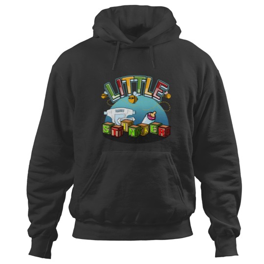 Discover Little Stinker ABDL AGePLAY ABDL adult baby blocks Diapers Bottle Bees Hoodies