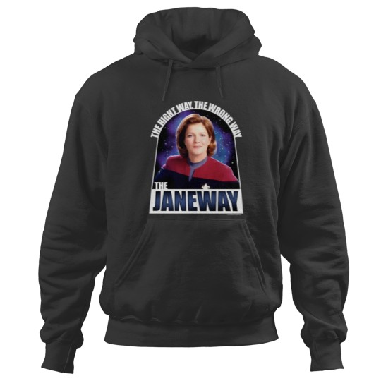 Discover Star Treks Voyager Captain Janeway The Right Way Hoodies