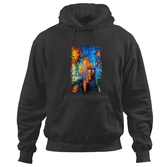 Discover Mysterious Man At Beautiful Rainbow Place Hoodies