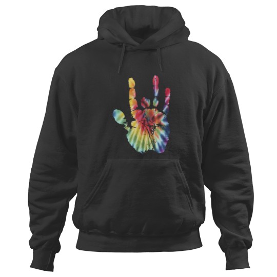 Discover Tie Dye Jerry Garcia Hand Bill Kreutzmann Hoodies