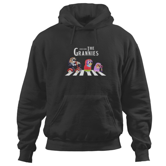 Discover Blue And Bingo Here Come The Grannies Hoodies, Grannies Hoodies, Blue Heeler Family