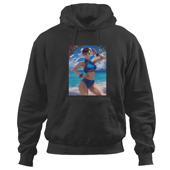 Discover Swimsuit Chun Li Hoodies