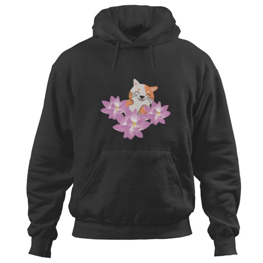 Discover Copy of Cat In Lotus Tattoo Hoodies
