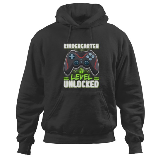 Discover Kindergarten Level Unlocked First Day Of School Video Game-min Hoodies