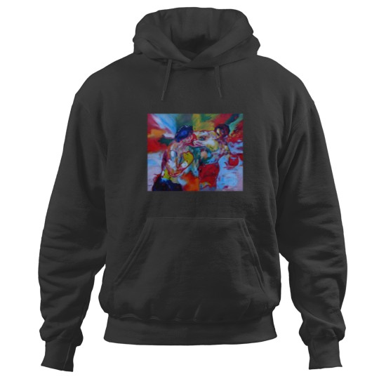 Discover Rocky V Apollo Canvas Print Hoodies