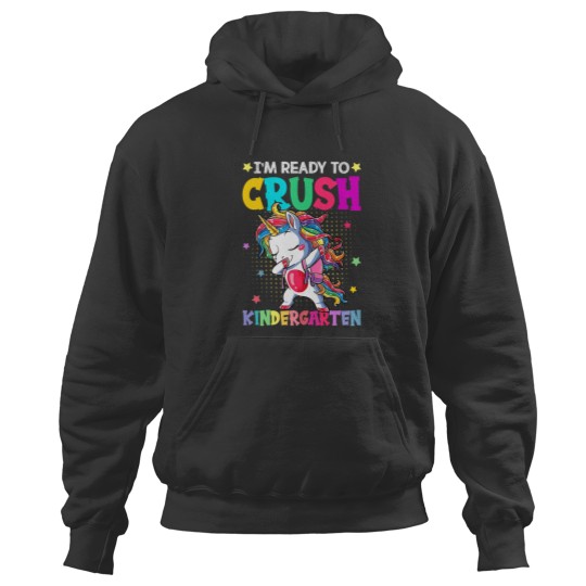 Discover I'm Ready To Crush Kindergarten Happy First Day Of School-min Hoodies