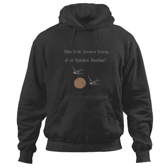 Discover Velocity of an Unladen Swallow Hoodies