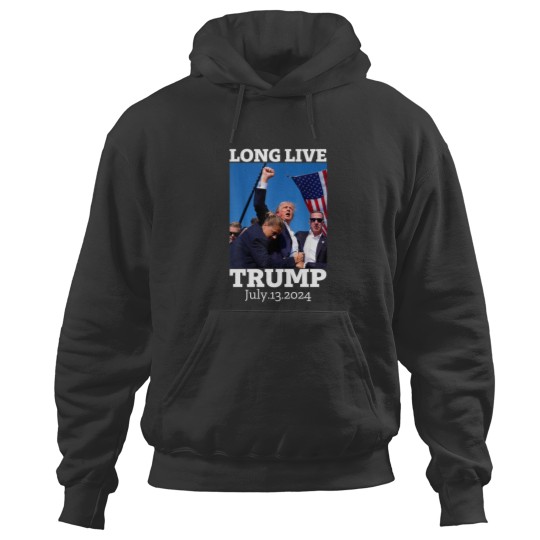 Discover Long Live Trump July 13 2024 Funny Tees Hoodies