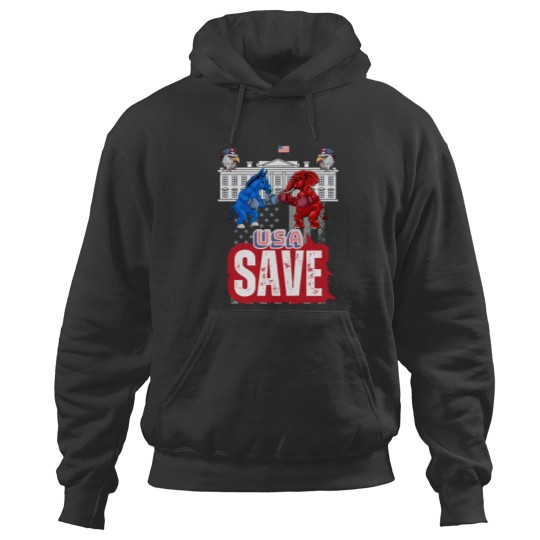 Discover VOTE SAVE DEMOCRACY Active(4) Hoodies