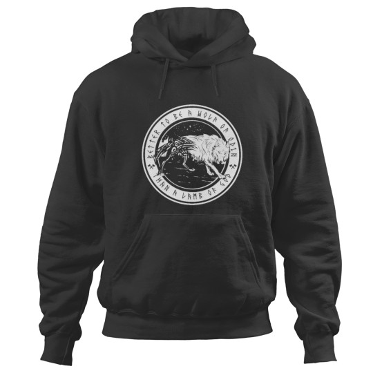 Discover Lamb Of God - Better To Be A Wolf Of Odin Than A Hoodies