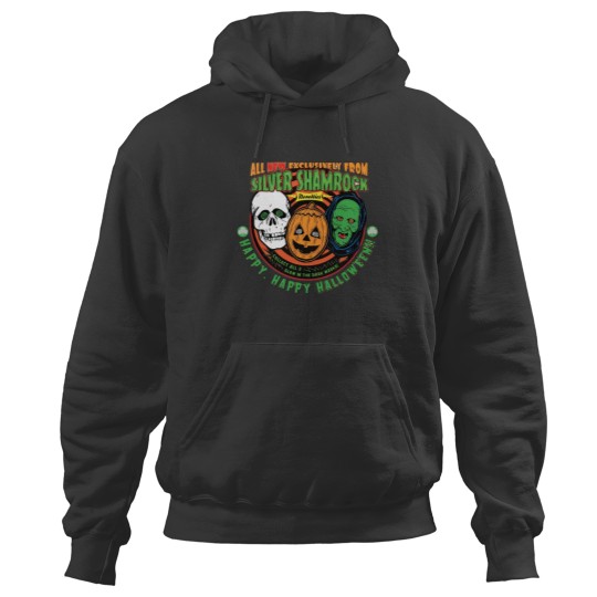 Discover Silver Shamrock Graphic Hoodies