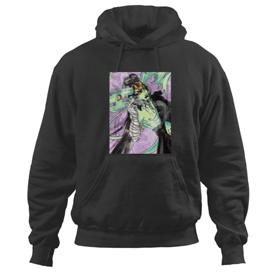 Discover Alien Sm oke Graphic Hoodies