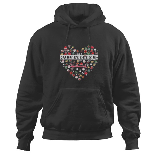 Discover Hallmarkaholic Hoodies, I Am A Hallmarkaholic Hoodies