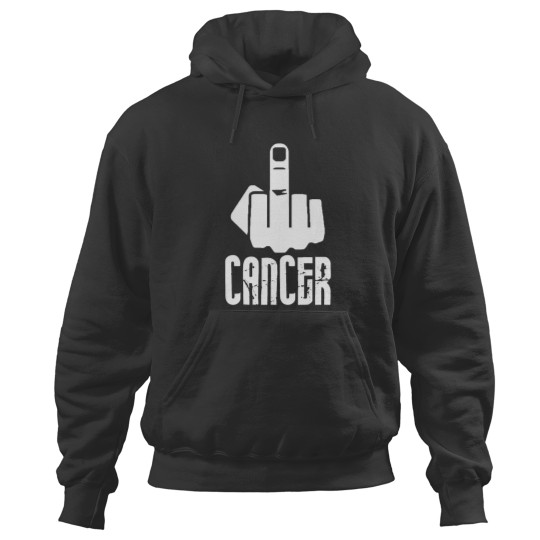 Discover Fucks Cancer Middle Fingers Hoodies