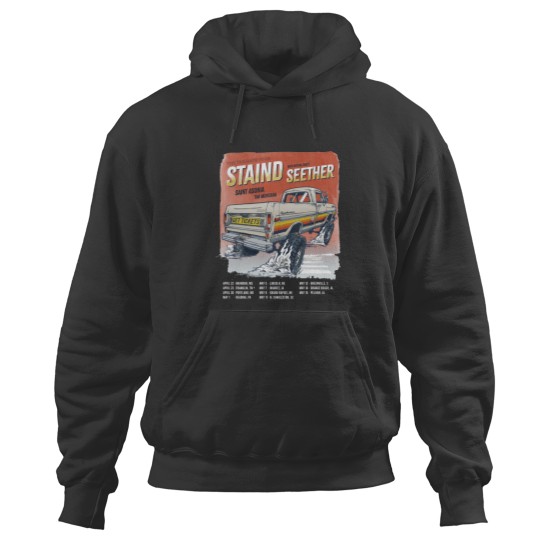 Discover Staind 2024 Tailgate Tour Hoodies  Staind Band Fan Hoodies  Tailgate 2024 Concert Sh