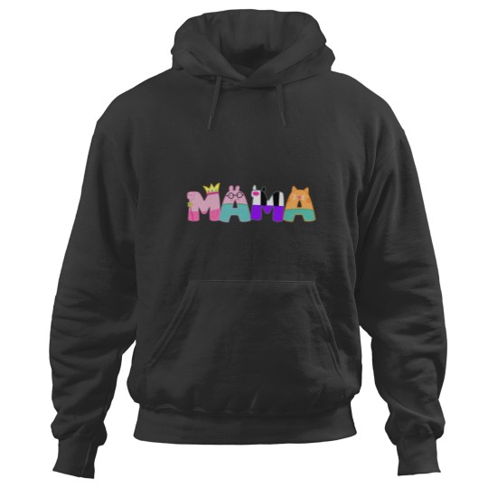 Discover Mom And Dad Mama Birthday Girl Pig Family Party Decorations Hoodies