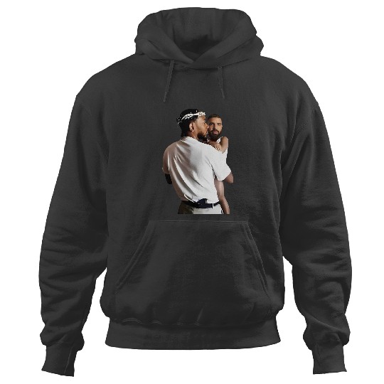 Discover Kendrick Lamar Holding Baby Drake Hoodies, Kendrick Lamar vs Drake Rap